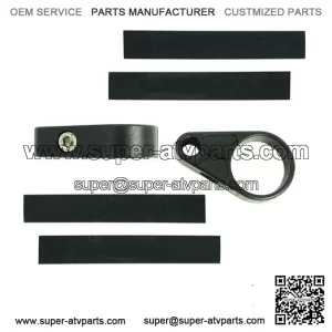 YFZ 450 YFZ 450R Banshee Blaster Brake Line Clamps   Black  BLC B