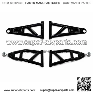 High Clearance Offset A-Arms for CFMOTO UForce 1000 (2019-2021) - Black