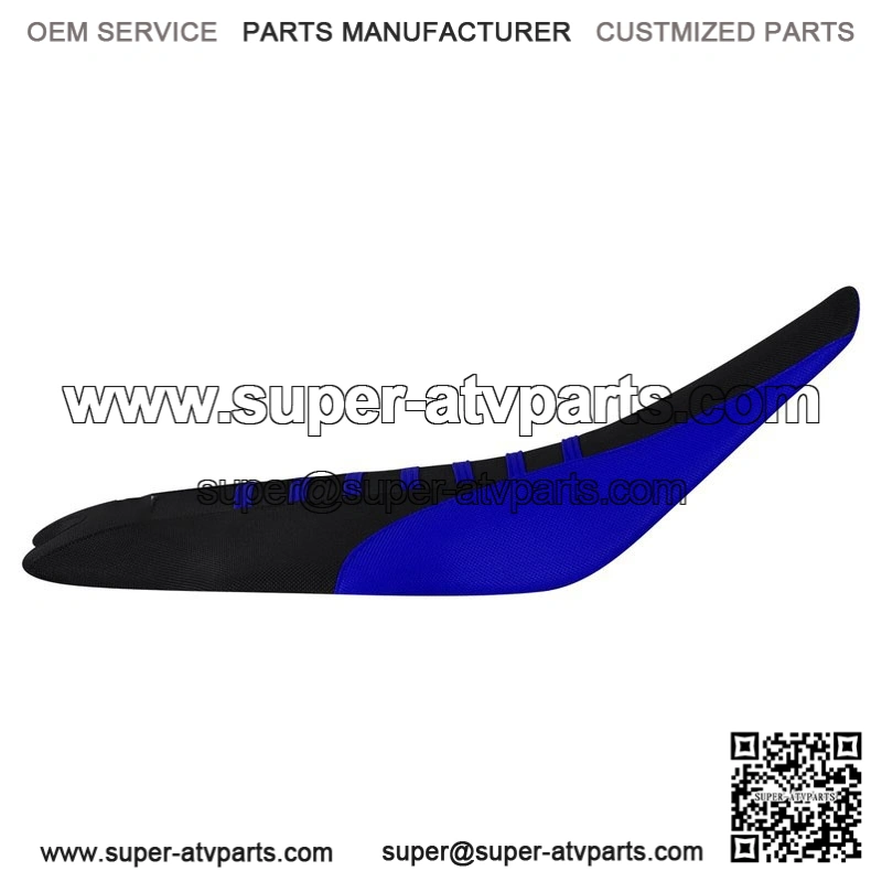 Yamaha 2009-2020 YFZ 450R 450 R Gripper Seat Cover BLUE/BLK/BLUE ribs #201 - Image 2