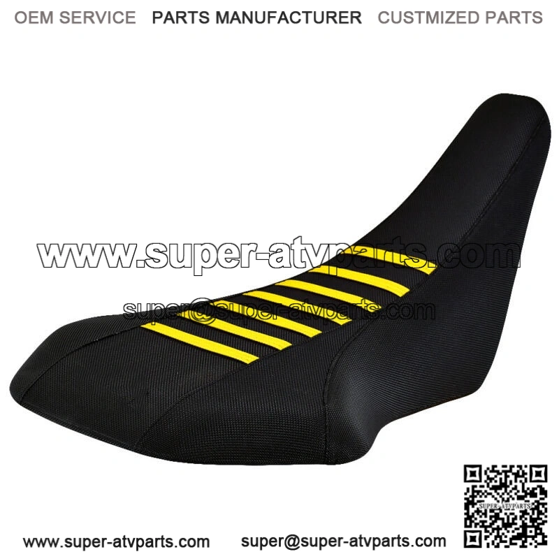 2003 - 2008 Suzuki LTZ 400 Z400 Seat cover BLACK W/ YELLOW RIBS Enjoy Mfg #207