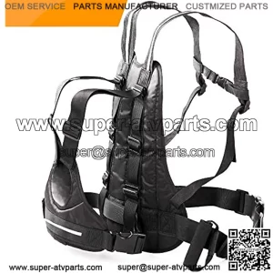 Child Motorcycle Harness Adjustable with Two Handles, Breathable Material in Black