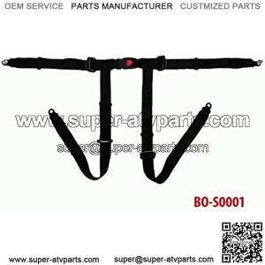 4 Point Adjustable Seat Safety Belt Harness fits 50cc 110cc 150cc 200cc 250cc Go Kart ATV UTV Quad Club Golf Cart Buggie Taotao Sunl Roketa (1)