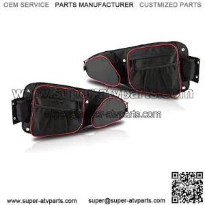 RZR Side Door Bags Compatible with Polaris RZR 1000(XP 1000,XP 4 1000) RZR XP Turbo,XP 4 Turbo,RZR S900/S1000 2014-2023,Door Storage Bag With Knee Pad & Water Repellent Zipper