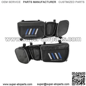 For Can Am Maverick X3 2017-2023 UTV Front Side Door Storage Bags w/ Knee Pad