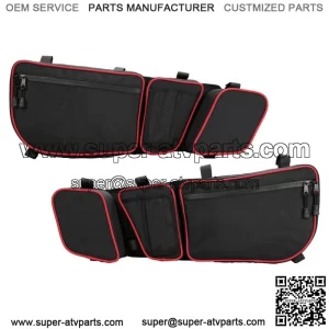 KEMIMOTO UTV Front Door Storage Bags w/Knee Pad For Can Am Maverick X3 2017-2023