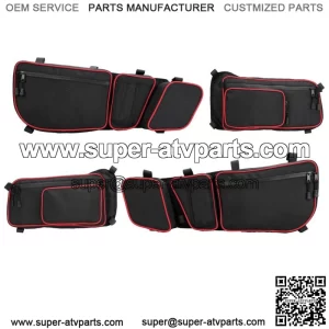 KEMIMOTO UTV Front&Rear Side Storage Door Bags For Can Am Maverick X3 Max 17-23