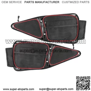 UTV Front Side Door Storage Bags w/Knee Pad For Polaris RZR XP 4 1000(For: More than one vehicle)