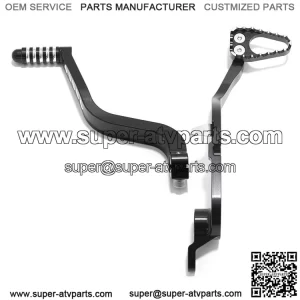 CNC Aluminum Gear Shift Lever & Rear Brake Pedal for Suzuki Quadracer 450 LT-R 450 2006-2009