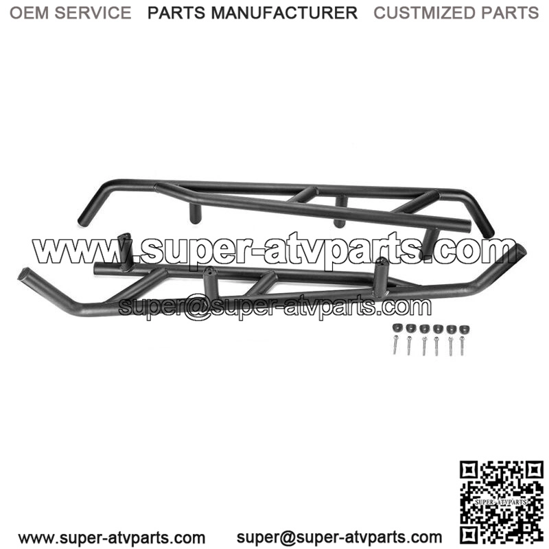 2023 NEW For Can-Am Maverick X3 STEEL 1.75" Tree Kickers Brush Guard Nerf Bars