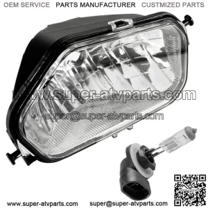Front Right Headlight w/Bulb for Polaris Sportsman 1000 Touring XP 2015-2022 (For: Polaris)