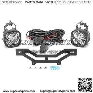 For Can-Am Maverick X3 Shock Tower LED Spot Light Pods Mount Bracket Kits