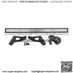 For Can-am Maverick X3 52" Curved LED Light Bar Upper Roof Brackets Kit