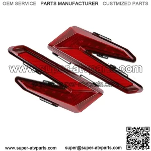 For 2017-2021 Can Am Maverick X3 R Turbo Left Right Red LED Brake Tail Lights