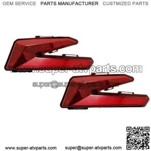 Pair Turbo R LED Brake Tail Light Red 710004744 For 2017-2021 Can-Am Maverick X3
