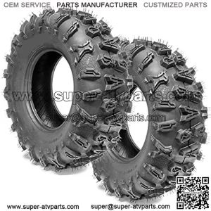 2PK 26x9x12 26x9-26-9-12 ATV UTV Sport Utility Quad 26" 6PLY Tires For All Terrain, Mud, Sand, & Dirt