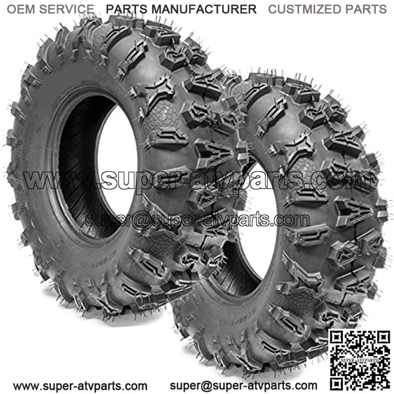 2PK 26x9x12 26x9-26-9-12 ATV UTV Sport Utility Quad 26" 6PLY Tires For All Terrain, Mud, Sand, & Dirt