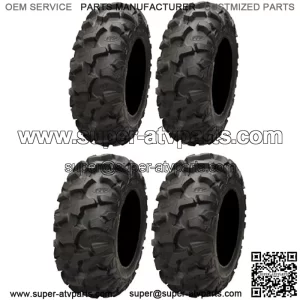 Full set of Blackwater Evolution 28x9-14 and 28x11-14 ATV Tires (4)