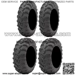Full Set of Mud Lite (6ply) 24x8-12 and 24x10-11 ATV Tires (4)