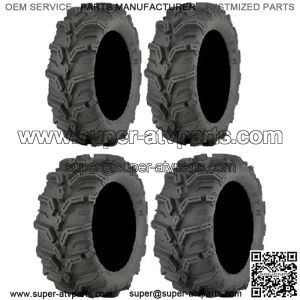 Full set of Mud Lite XTR (6ply) 27x9-12 and 27x11-12 ATV Tires (4)