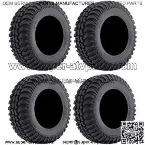 Full set of Tensor Regulator A/T (8ply) 30x10-14 DOT ATV Tires (4)