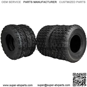 ATV Tires Set of 4 21x7-10 Front 20x11-9 Rear ATV 4 PLY Tire 4 Pack
