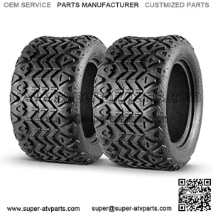 2 Pcs All Terrain golf cart tire 22x11.00-12 ATV UTV Off-Road Tires ,4 Ply Tubeless