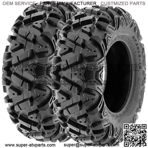 Pair of 2 Power.I All-terrain ATV UTV Off Road Tires 28x9-12 28x9x12,6 PR Tubeless A033