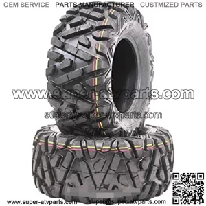 Set 2 UTV ATV tires 23x11-10 6PR for 01-08 Kawasaki MULE 3000/3010