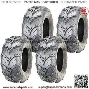 Set 4 Premium 8PR ATV UTV Tires 25x8-12 25x8x12 ??