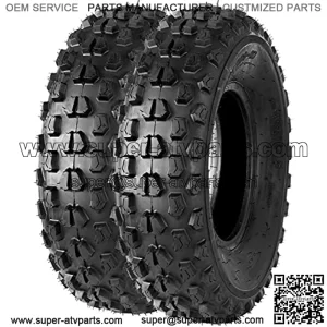 Set of 2 ATV Tire 22x7x10 Front 22x7-10 4PR 10 inch ATV UTV Tires