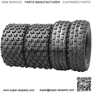 Set of 4 Sport ATV Tires 21x8-9 Front & 22x10-10 Rear /4PR Kawasaki