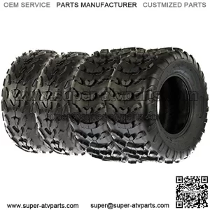 A007 ATV/UTV Tires 18x7-7 Front & A006 22x10-10 Rear, Set of 4