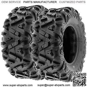 A033 ATV/UTV Tires -- 25x11-12 -- 6 Ply | Pair of 2 | All-Terrain Off-Road