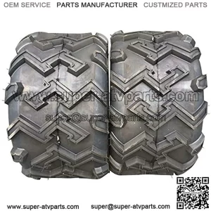set of 2 22x11-10 ATV UTV All-Terrain Tires 22x11x10 Tubeless 22/11-10 Sports Tires LRB