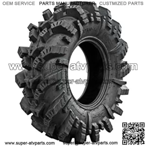 Intimidator UTV / ATV Mud Tire for RZR, X3, General, Maverick, Ranger, Rock & All Terrain UTV Mud Tire | 30x10-14 | 2" Tread Depth | 6 Ply Ratings