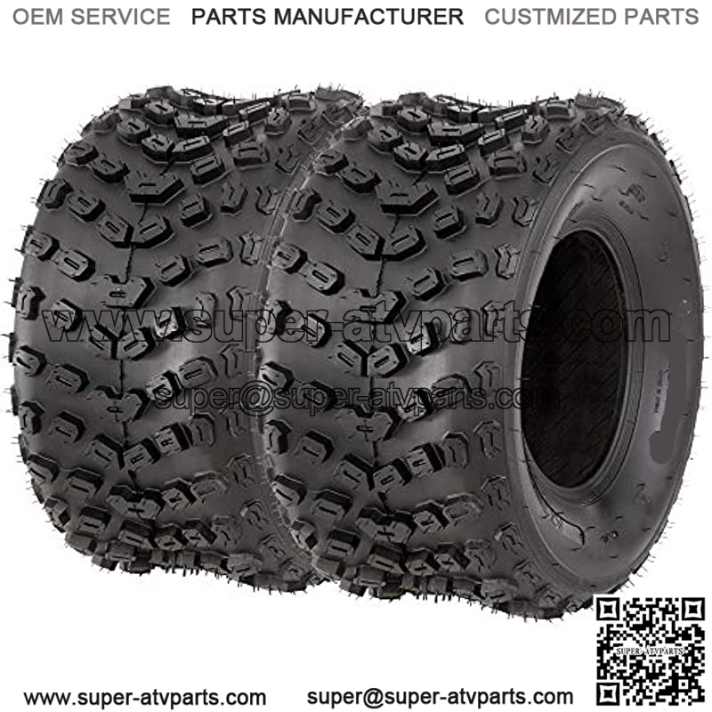 22x10-10 ATV UTV 22x10x10 Kart Sport Tires, 4PR, Set of 2, Tubeless