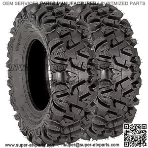 25x8x12 ATV Tires 6PR Set of 2 25x8-12 25-8-12 ATV UTV Tire