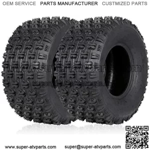 Set of 2 ATV Tires 20X10-9, 4 Ply, Sport Rear UTV Tire 20-10-9 20x10x9, Fit All 9?? Rim