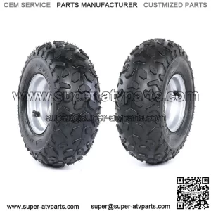 2pcs 6" Wheel 145/70-6 145x70-6 Tire Rim 3 Bolt For Go Kart Golf Cart ATV Buggy