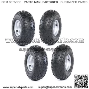 4x 145/70- 6 Wheel Tire Rim Chinese ATV Quad Taotao Coolster Sunl Go Kart Buggy