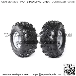 GOLF CART 8" Tire RIM WHEELS 18x9.5-8 KNOBBY TIRES (SET OF 2) 18x9.5x8