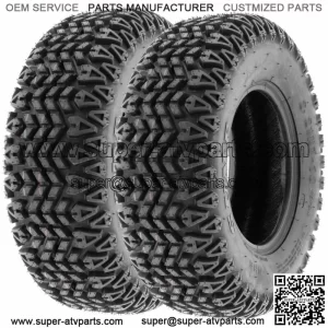 Set of 2, 21x7-10 21x7x10 4PR ATV UTV Golf Cart Turf All Terrain Tires G003