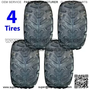 4) 22x11-10 Golf Cart Tires K530 Pathfinder 22/11-10 22x11.00-10