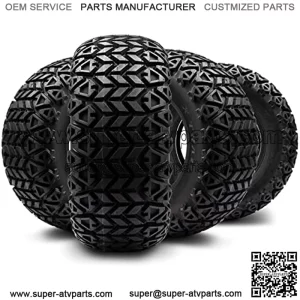 23 X 10.5-12 Dot All-Terrain Tire For Golf Carts & Atv'S (6 Ply Rating) -- 1, Set Of 2 Or 4 (23 X 10.5-12, Set Of 4 Tires)