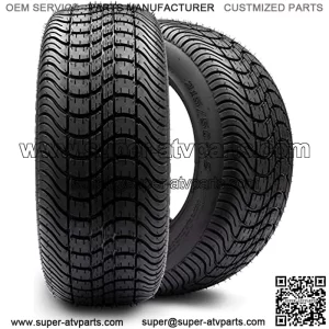 215/50-12 "Cruze" DOT Low Profile Tires for EZGO, Club Car, Yamaha Golf Carts (1, set of 2, or set of 4) (215/50-12, Set of 2 Tires)