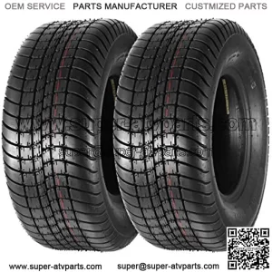 Trailer Tires 20.5x8-10 205/65-10 6PR Load Range C, Set of 2