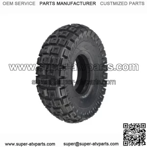 10"x3" (3.00-4, 260x85) Scooter, ATV, & Go Kart Tire with Q113 Knobby Tread