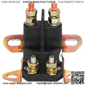4 Pole 12V Universal Starter Solenoid Relay Fit for 334019 Briggs Stratton 5410K Poulan 146154 109946Troy Bilt 725-04437 AYP 109081X 109946 John Deere