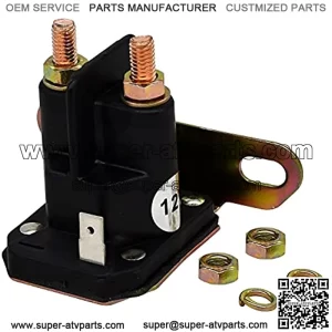 539101714 3 Terminal Solenoid Relay Switch 12V 93265WR 932651WR 812-1211-211 9326519 AM103290 Compatible withCompatible with Ward Compatible with Yardman Compatible with Trombetta