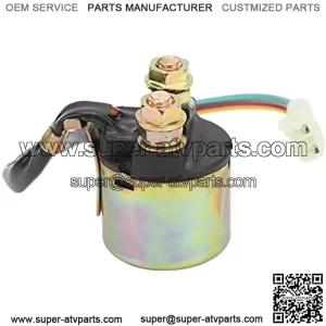 35850?HM7?000, Rel?? de solenoide de arranque de ATV resistente Piezas de UTV duraderas de metal Reemplazo liviano para TRX350FM Fourtrax Rancher para reparaci??n